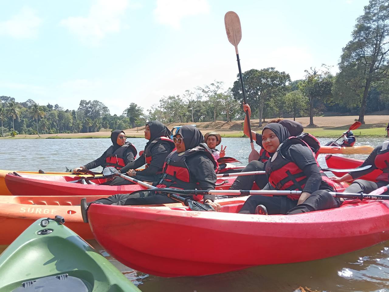 Kayak group session